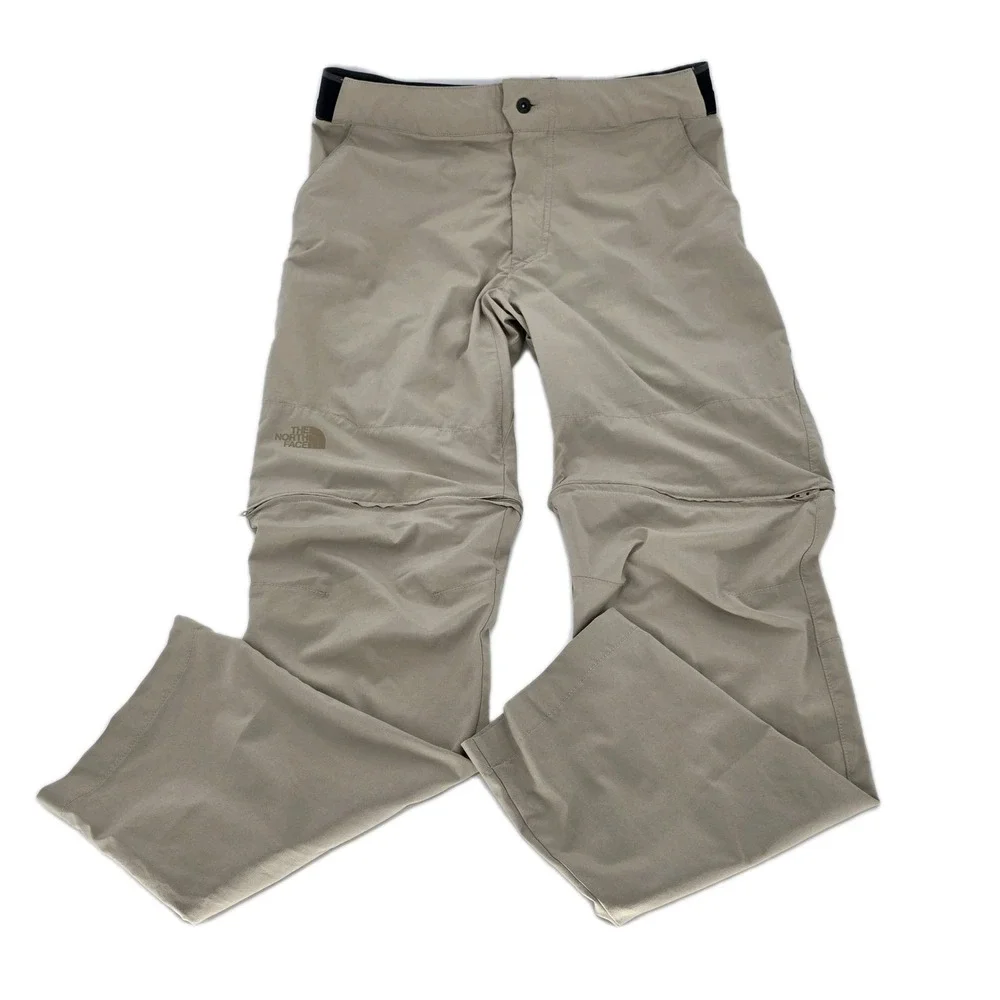 The North Face Active‎ Convertible Pants Men's Size 34x30.5 Beige Shorts Hiking